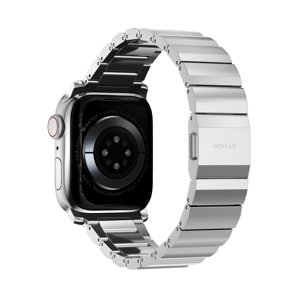 Nomad Stainless Steel Band for Apple Watch 38/40/41mm - Silver